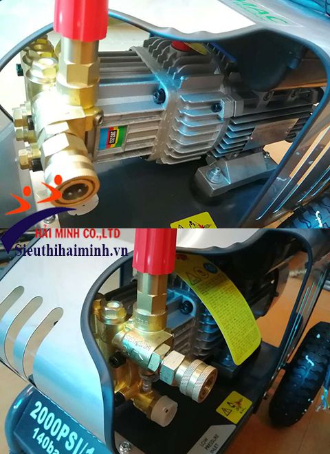 Máy phun áp lực rửa xe Promac mới