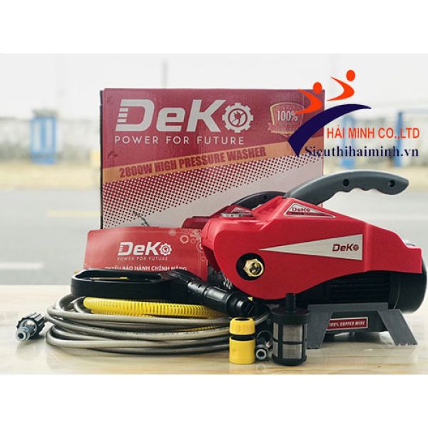 Photo - Máy rửa xe Deko DK-2800R (chỉnh áp)