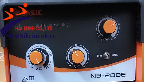 Máy hàn bán tự động MIG NB-200E và phụ kiện