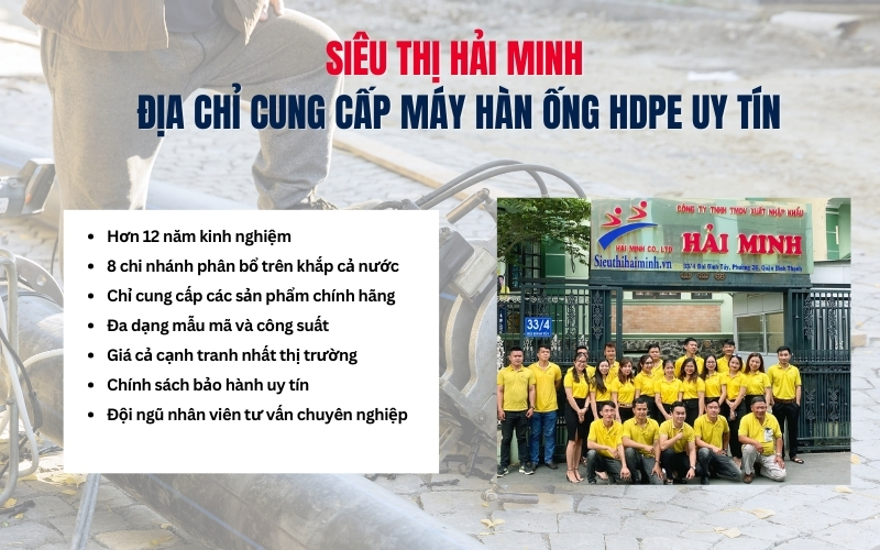 Nơi mua máy hàn ống nhựa chính hãng – uy tín tại Việt Nam