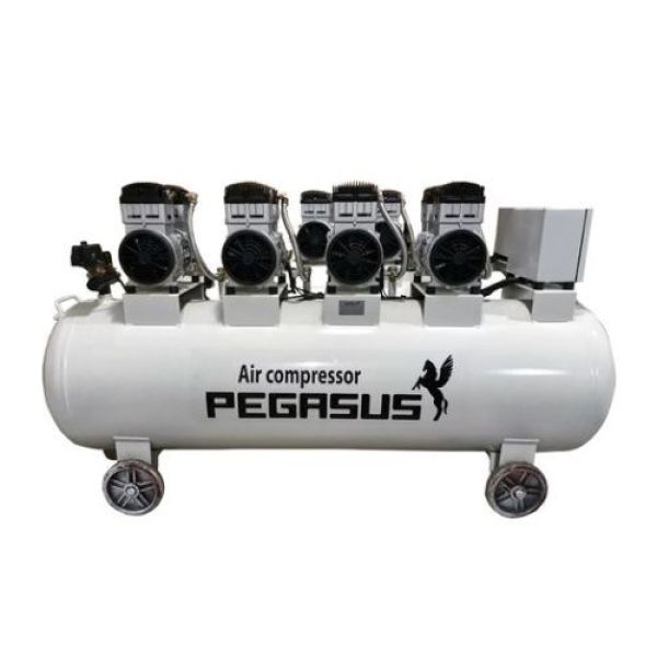 Photo - Máy nén khí không dầu giảm âm Pegasus TM-OF1100X4-500L