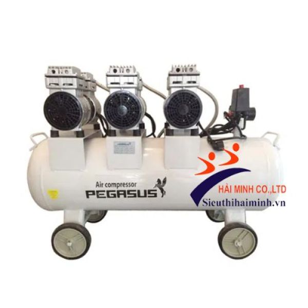 Photo - Máy nén khí không dầu giảm âm Pegasus TM-OF1100x3-180L