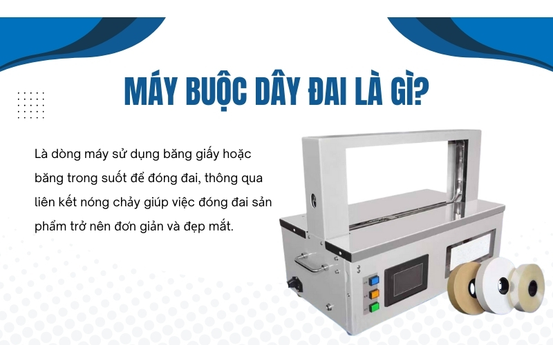 Máy buộc dây đai là gì?