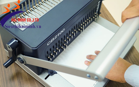 Sử dụng máy đóng sách Silicon BM-CB2100