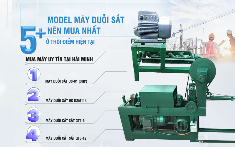 gợi ý các sản phẩm máy duỗi sắt nên mua nhất hiện nay