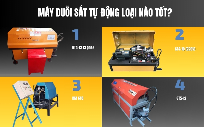 Máy duỗi sắt tự động loại nào tốt