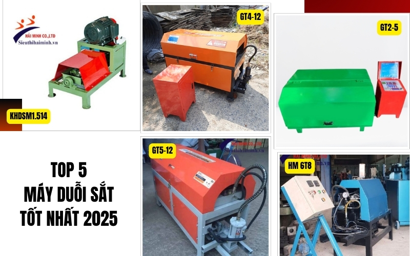 Top 5 máy duỗi sắt tốt nhất 2025 cho công trình