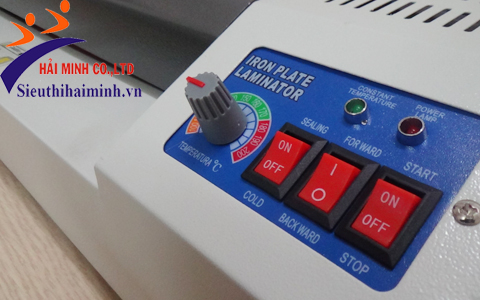 Phím chức năng của máy ép plastic Simeile 320 khổ A3