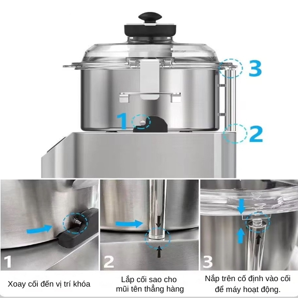 máy xay thực phẩm đa năng Yanwoo LFC-12V2