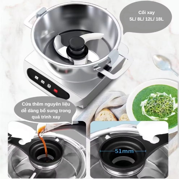 Máy xay thực phẩm đa năng Yanwoo LFC-18V2