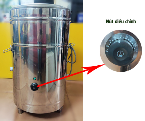 Nồi nấu phở HM-50L có nút điều chỉnh hiện đại