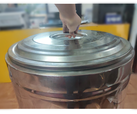 nắp đậy của nồi nấu phở HM-50L