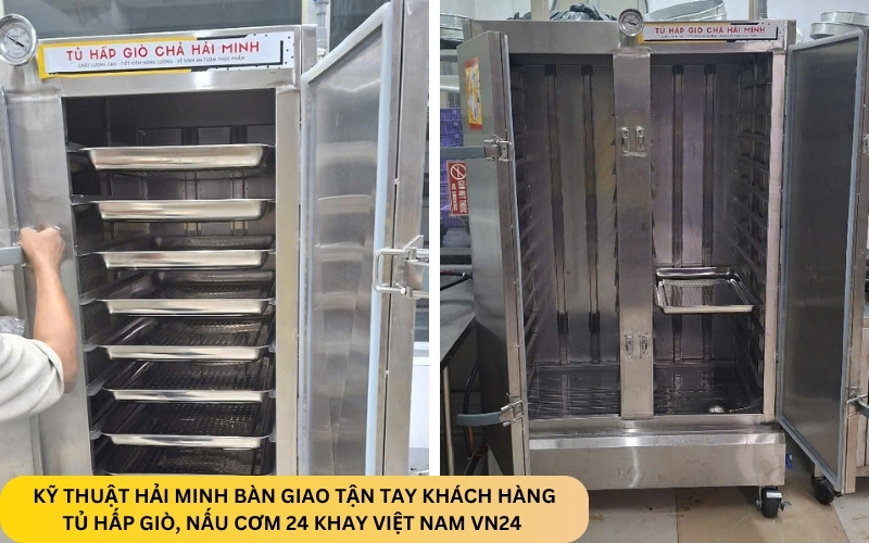Tủ hấp đa năng 24 khay Việt Nam
