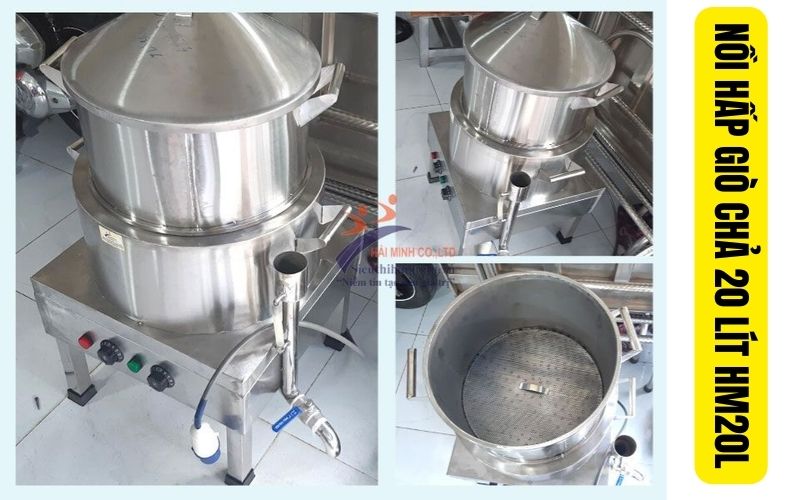 Nồi hấp cơm, hấp giò chả 20 lít HM20L-2