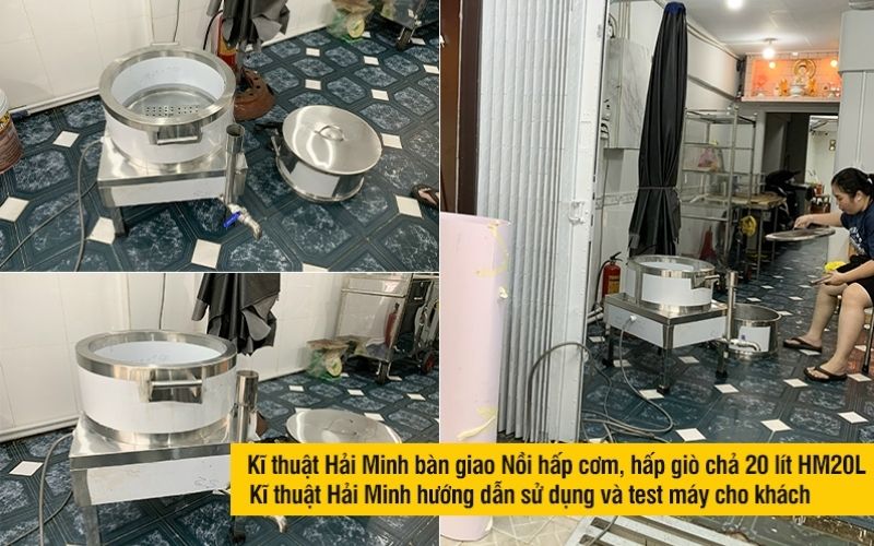 Nồi hấp cơm, hấp giò chả 20 lít HM20L-3