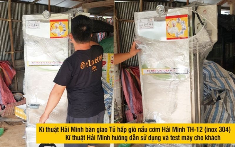 Tủ hấp giò nấu cơm Hải Minh TH-12-2