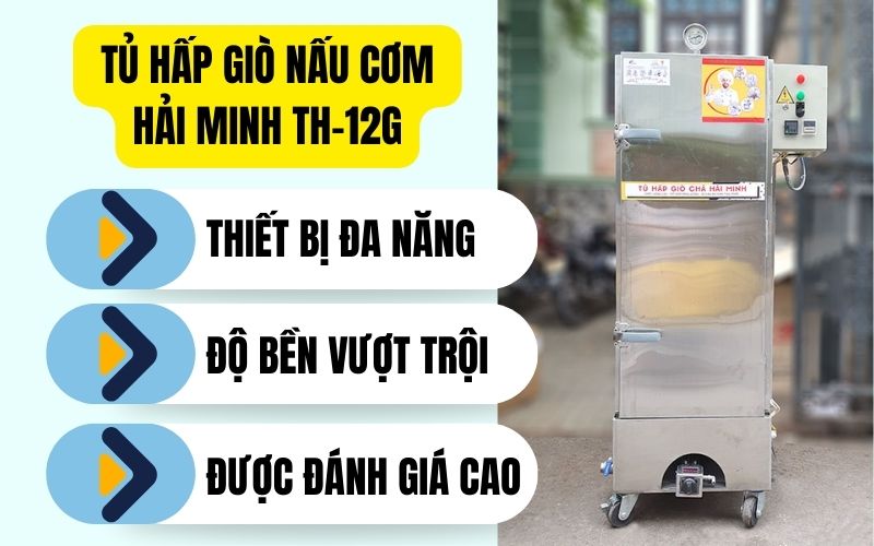 tủ hấp giò nấu cơm Hải Minh TH-12G