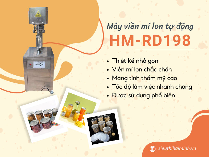 Máy viền mí lon tự động HM-RD19