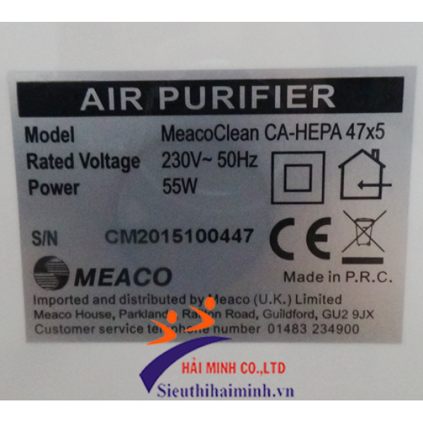 Photo - Máy lọc không khí Meaco CA-HEPA 47x5