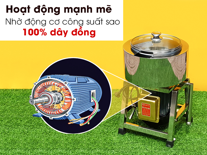 Máy xay giò chả KG2  MOTOR 100% dây đồng