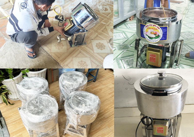 Máy xay giò chả inox KG2