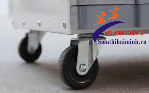Hệ thông bánh xe linh hoạt của máy hút ẩm công nghiệp FujiE HM-1500DN