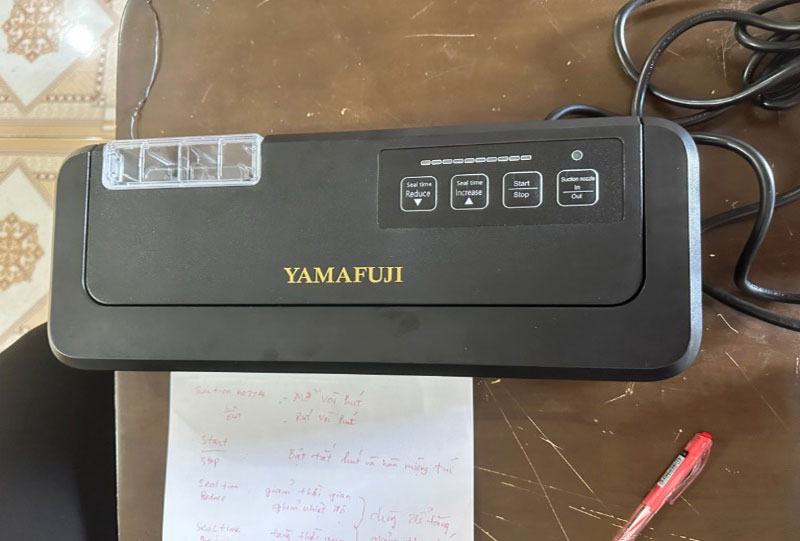 Máy ép chân không mini Yamafuji DZ-290A