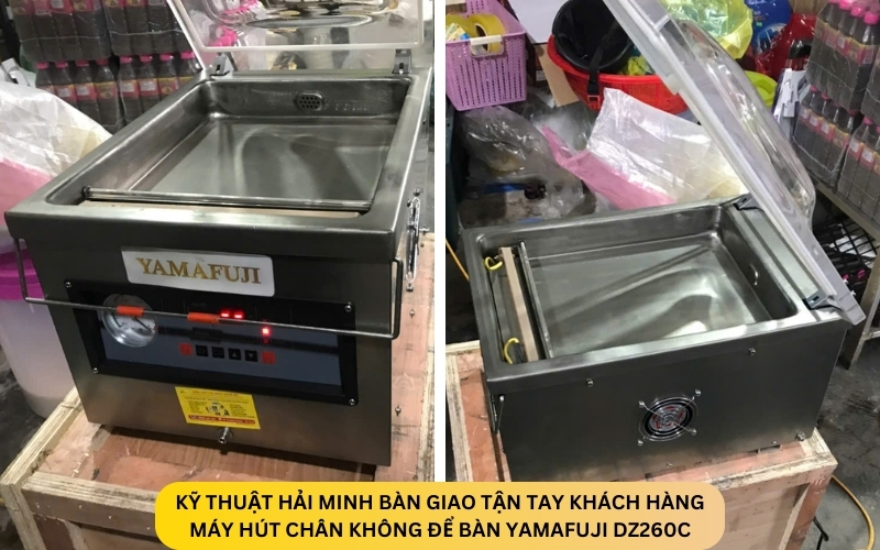 Máy hút chân không để bàn Yamafuji DZ260C