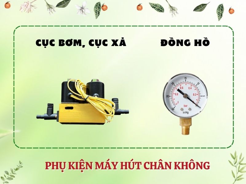 cục bơm, cục xả máy hút chân không