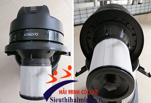 Máy hút bụi CLEPRO S1/15 với công suất mạnh mẽ, lực hút lớn hút sạch bụi bẩn