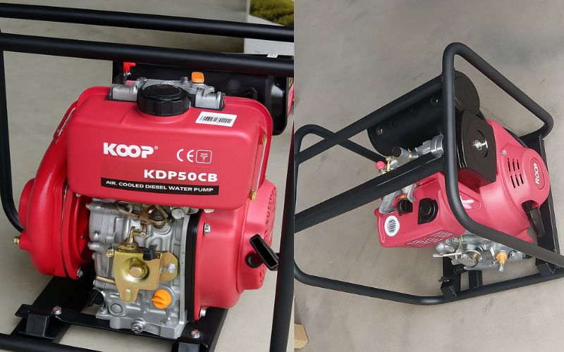ảnh thực tế máy bơm nước cứu hỏa diesel Koop KDP 50CB
