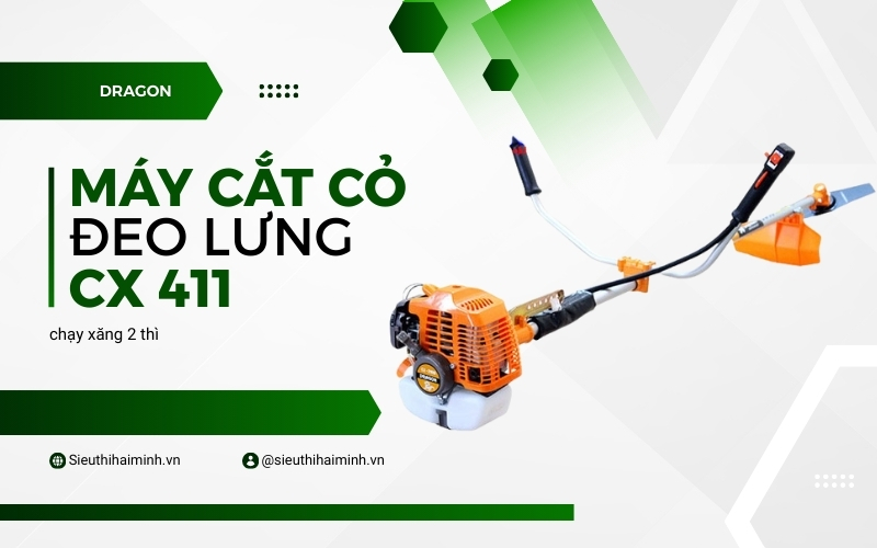 Máy cắt cỏ Dragon CX 411 2 thì giá tốt