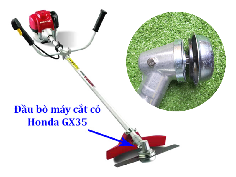 Đầu bò máy cắt cỏ