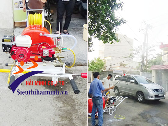 tia phun của máy phun thuốc công nghiệp