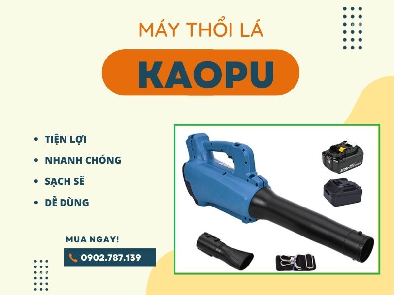 máy thổi lá Booyoung-Kaopu chạy pin