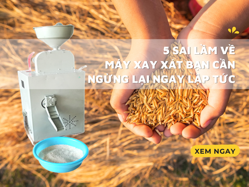 5 Sai Lầm Về Máy Xay Xát Bạn Cần Ngừng Lại Ngay Lập Tức