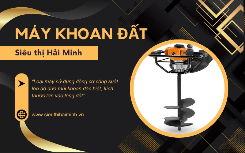 Định nghĩa máy khoan đất
