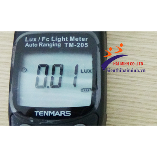 Photo - Máy đo cường độ ánh sáng Tenmars TM-205
