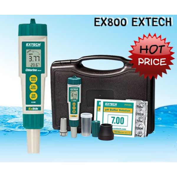 Photo - Bộ KIT đo pH/ Chlorine/ Nhiệt độ EXTECH EX800