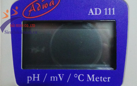 Màn hình máy đo pH, mV và nhiệt độ cầm tay AD 111