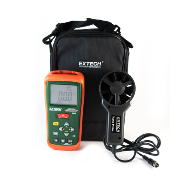 Photo - Máy đo tốc độ gió lưu lượng khí và nhiệt độ hồng ngoại Extech AN200