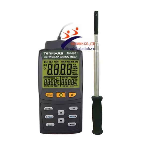 Photo - Máy đo tốc độ gió, nhiệt độ và lưu lượng trong đường ống TM-4001