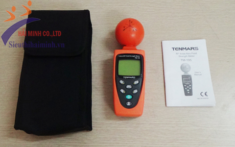 Máy đo cường độ sóng điện từ trường Tenmars TM-195 và phụ kiện