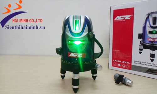 Máy cân mực Yamafuji ACZ LS5G sử dụng 5 tia laser xanh có độ nét cao