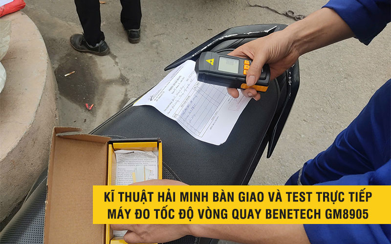 kĩ thuật giao máy Máy đo tốc độ vòng quay Benetech GM8905