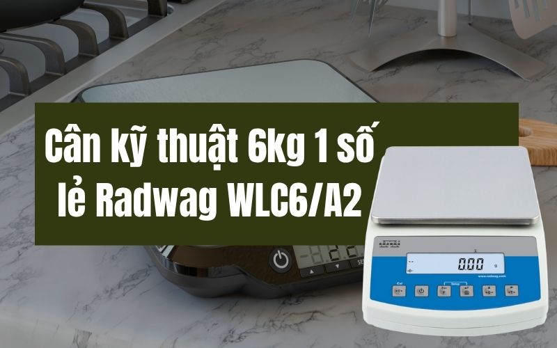 Tổng quan về cân kỹ thuật 6kg 1 số lẻ Radwag WLC6/A2