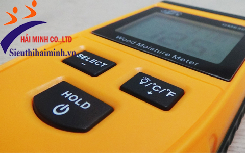 phím chức năng máy đo độ ẩm gỗ Benetech GM630