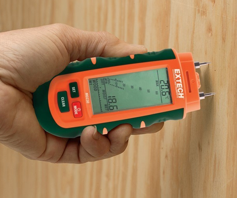 sử dụng Máy đo độ ẩm gỗ - vật liệu xây dựng EXTECH MO230 hiệu quả