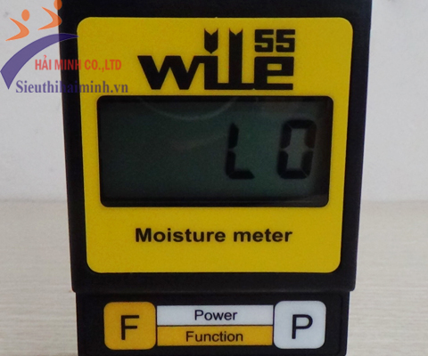 màn hình hiển thị máy đo độ ẩm nông sản Wile-55