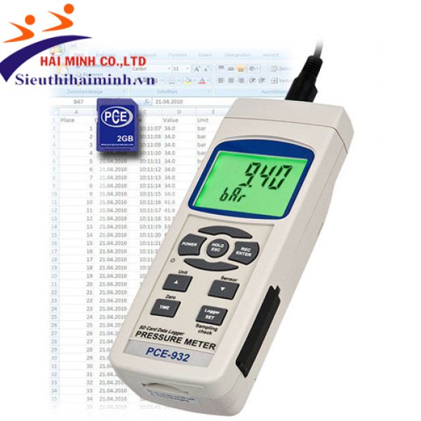 Photo - Máy đo áp suất điện tử hiện số PCE-932 (Ngừng sản xuất)